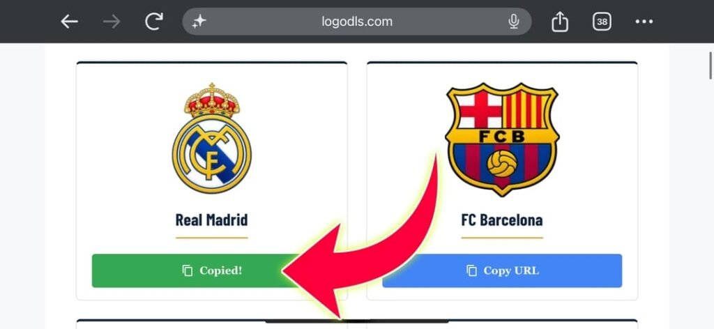 DLS real madrid logo 5 DLS real madrid logo link